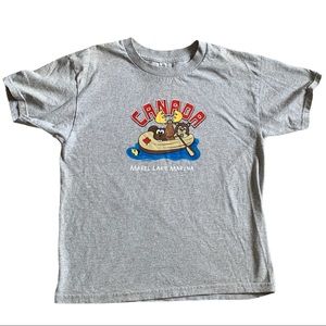 5/$25 Canada Beaver Mabel Lake Marina Youth Tee Shirt